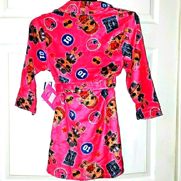 NWT LOL Surprise! lightweight fleece Robe - Picture 5 of 6
